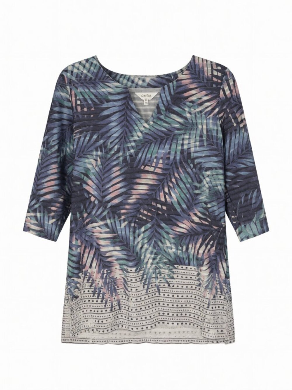 Coral Bay Multicolor Women's Floral Patterned Top M